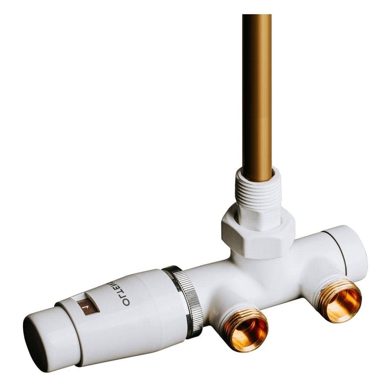 OLTENS Vamare Ventil Ein-Loch Heizkörper Thermostat-Set, Thermostatkopf rechts