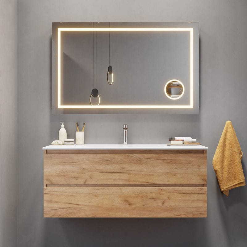 pianura Giulia Waschtisch-Einhebelmischer, wassersparend inkl. Pop Up Ablaufventil