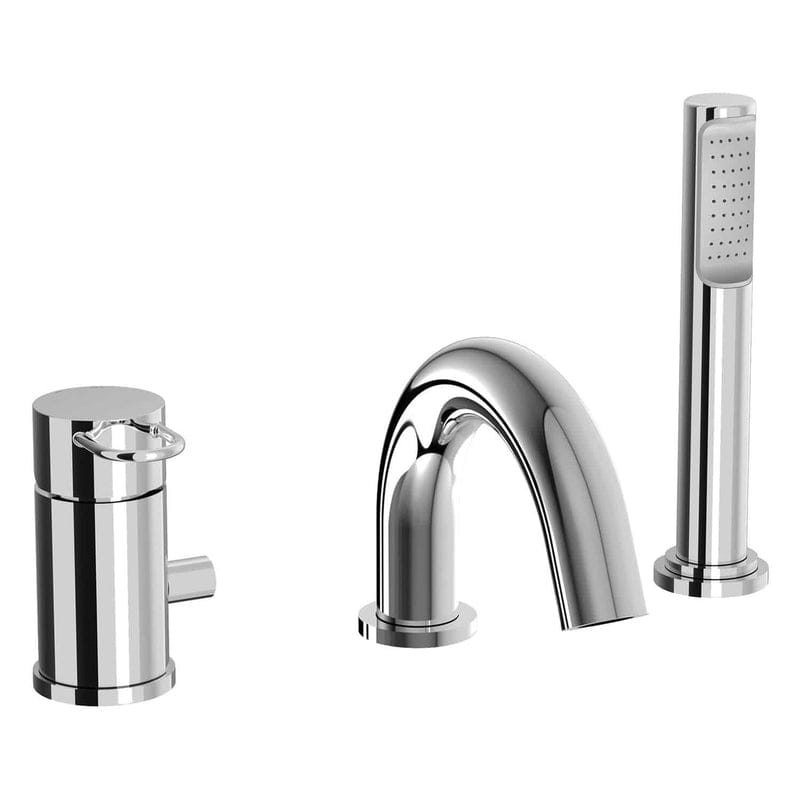 pianura Stella Dreiloch-Wannenrand-Einhebelmischer mit erhöhter Durchflussleistung