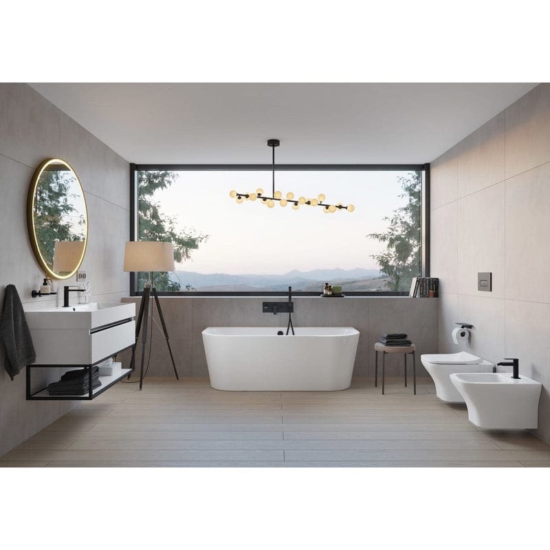 pianura Valentina Vorwand-Badewanne 180 x 80 cm