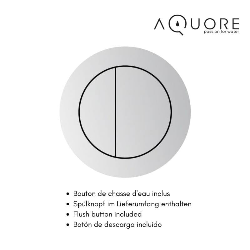 AQUORE Modernes Stand-WC Set, PALERMO