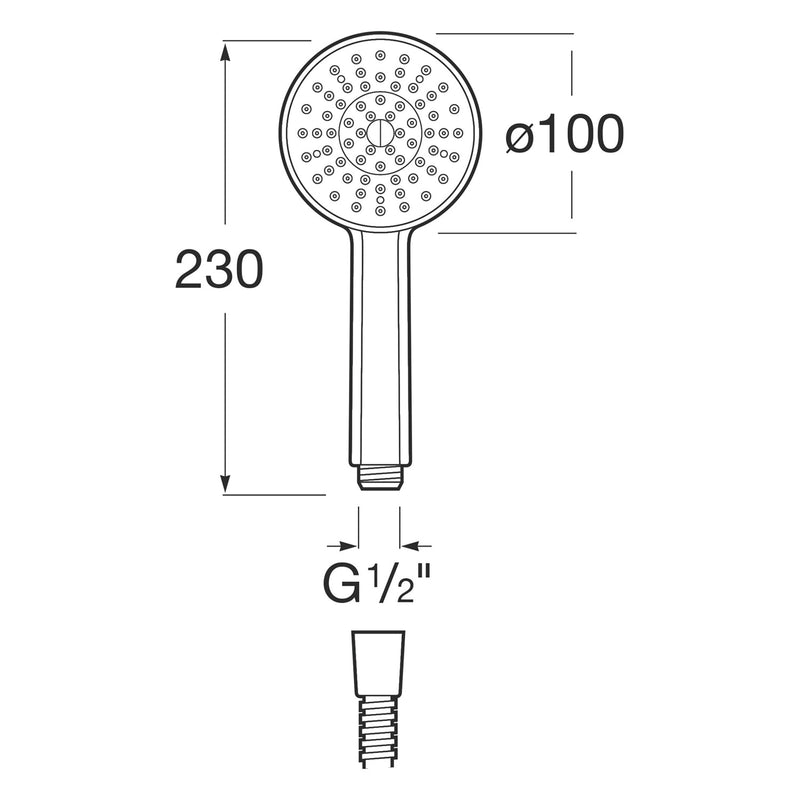 Roca Stella Handbrause mit 1 Strahlart