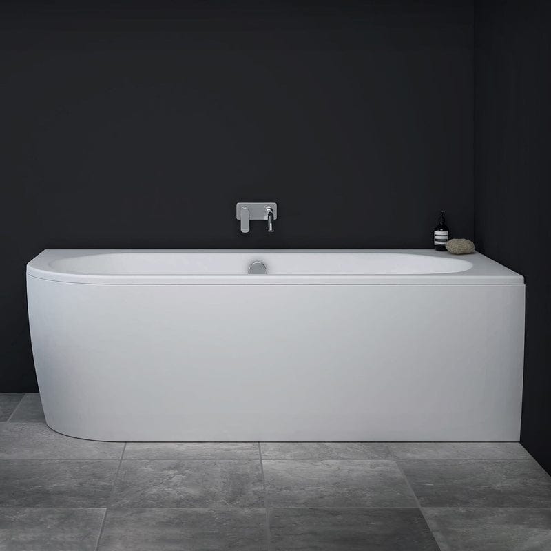 STEINKAMP Life hoekbad met schort en M5 afvoerset