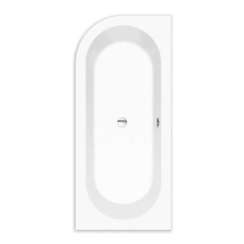 STEINKAMP Life hoekbad met schort en M5 afvoerset