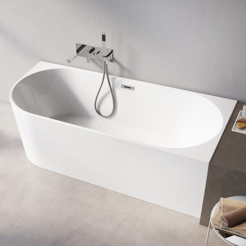 Steinkamp Loft Eckbadewanne 180 x 80 cm links mit angeformter Schürze