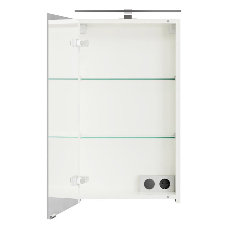 Steinkamp Living 2.0 Spiegelschrank 40 cm mit 1 Drehtür, inkl. LED-Aufsatzleuchte