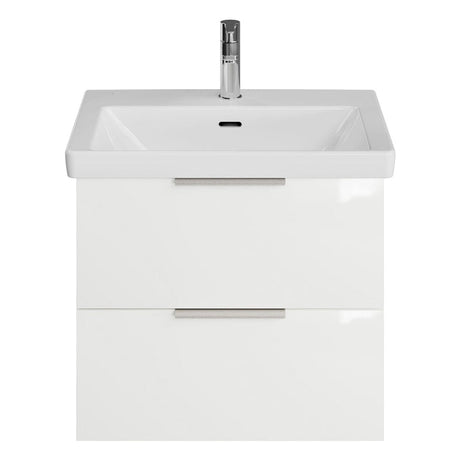 Steinkamp Living 2.0 Waschtischunterschrank 56 cm mit Villeroy & Boch Subway 3.0 Waschtisch 60 cm mit Überlauf