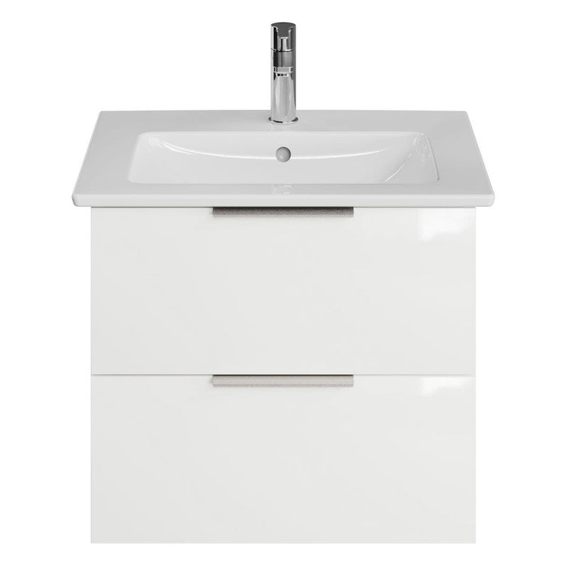 Steinkamp Living 2.0 Waschtischunterschrank 55 cm mit Villeroy & Boch Venticello Waschtisch 60 cm CeramicPlus mit Überlauf