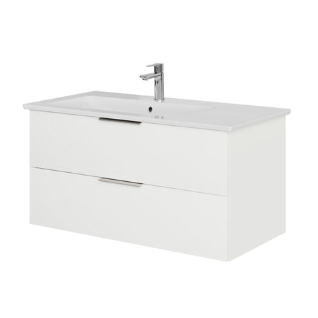 Steinkamp Living 2.0 Waschtischunterschrank 95 cm für Villeroy & Boch Venticello Waschtisch 100 cm, Becken links