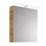 Steinkamp Living 2.0 Spiegelschrank 60 cm mit 1 Drehtür, inkl. LED-Aufsatzleuchte