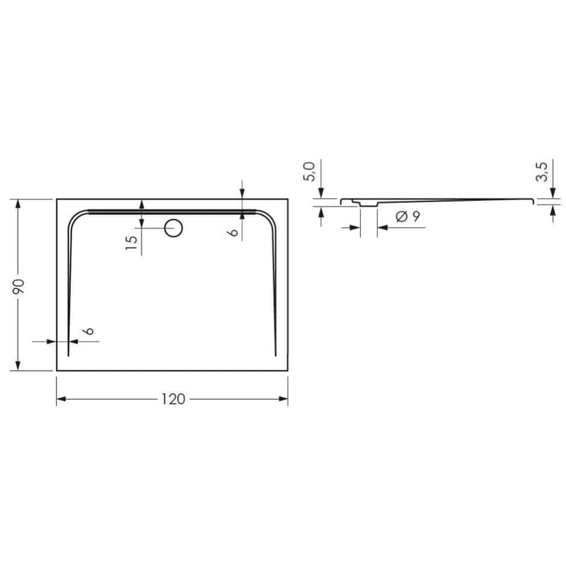 STEINKAMP Plan Duschwanne superflach