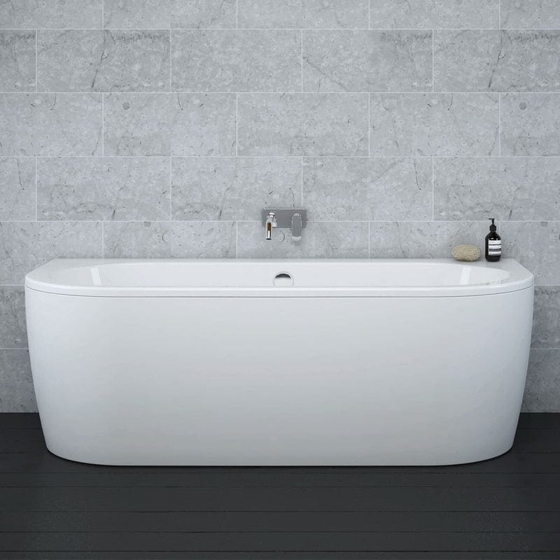 Steinkamp Life Vorwand-Badewanne 180 x 80 cm mit M5 Ablaufgarnitur