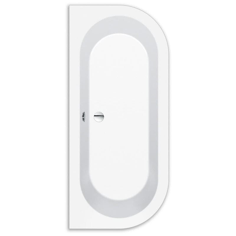 Steinkamp Life Vorwand-Badewanne 180 x 80 cm mit M5 Ablaufgarnitur