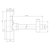 Sturotec Design Röhrensiphon  1 1/4"