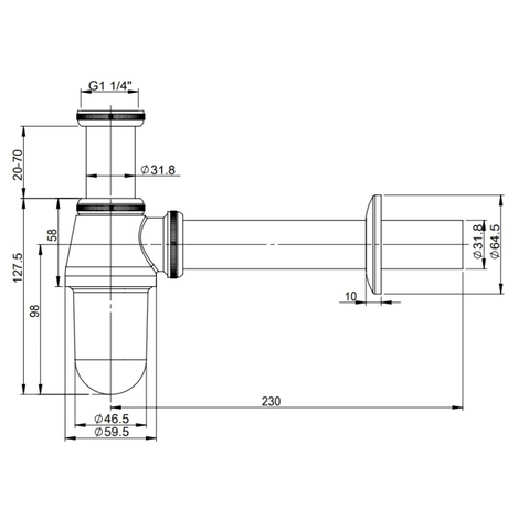 Sturotec Tassensiphon 1 1/4"