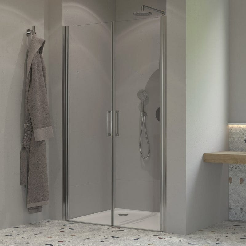 Sturotec 6090 2 Pendeltüren für Nische 90 x 200 cm mit Nano-Beschichtung