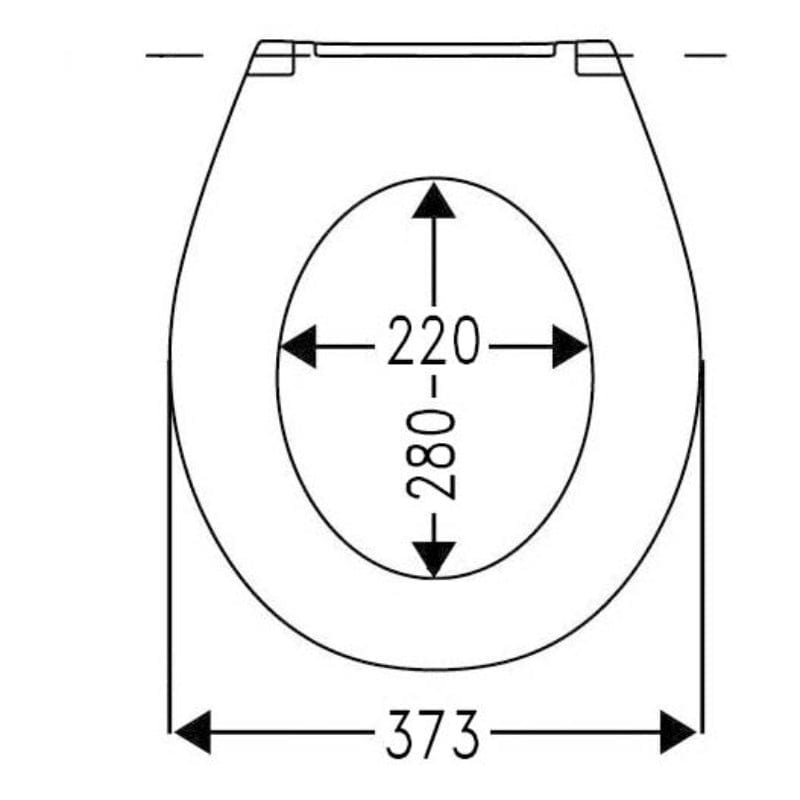 Sturotec 2100 WC-Sitz mit Absenkautomatik, Passform universal