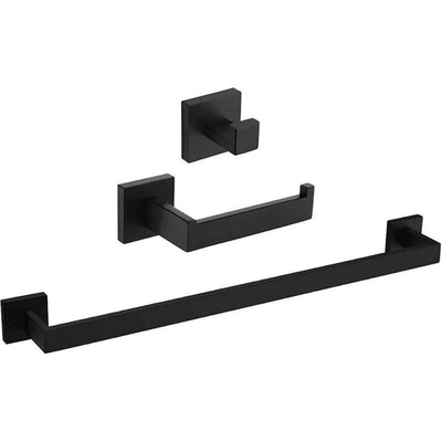 Conjunto accesorios de baño LUANDA negro - Entorno baño