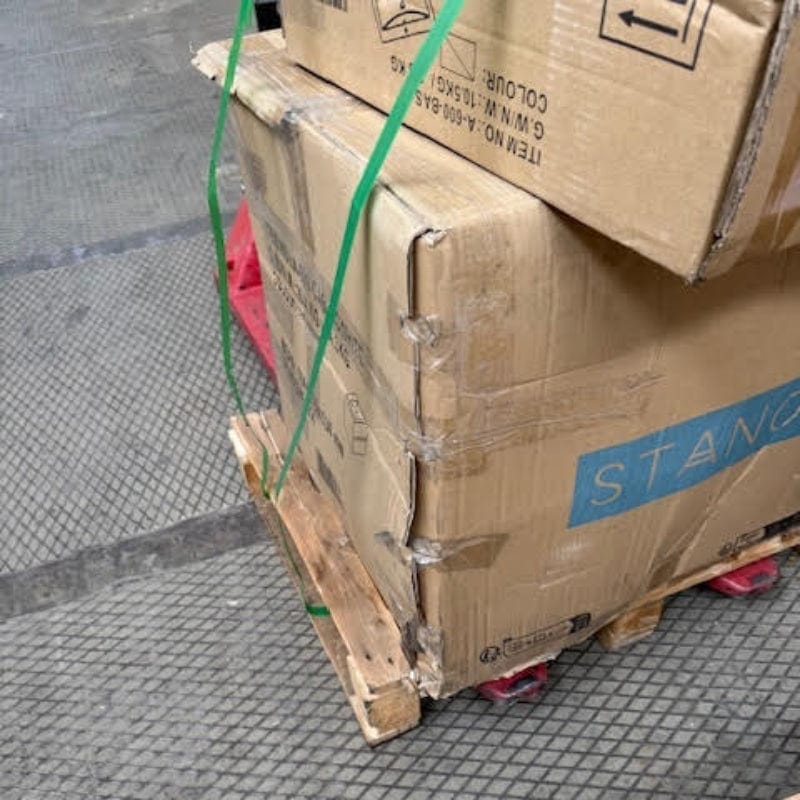 Wastafel + Onderkast 60cm, gemonteerd, wit gelakt, SIENA