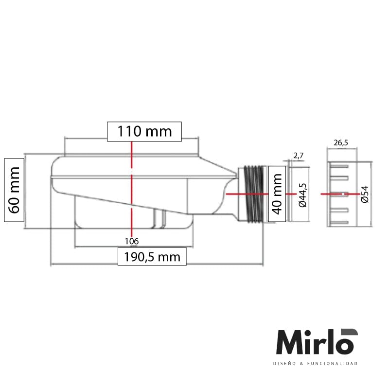 Mineralguss-Duschwanne extra flach mit Rand SARIN