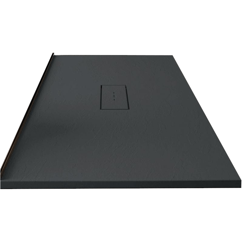 Mineralguss-Duschwanne extra flach VIC ANTHRAZIT