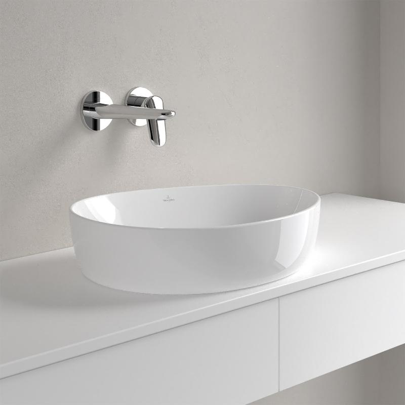 Villeroy & Boch Antao Aufsatzwaschbecken 51 x 40 cm, ohne Überlauf, ungeschliffen