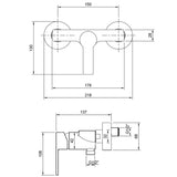 Villeroy & Boch Architectura Einhebel-Duscharmatur