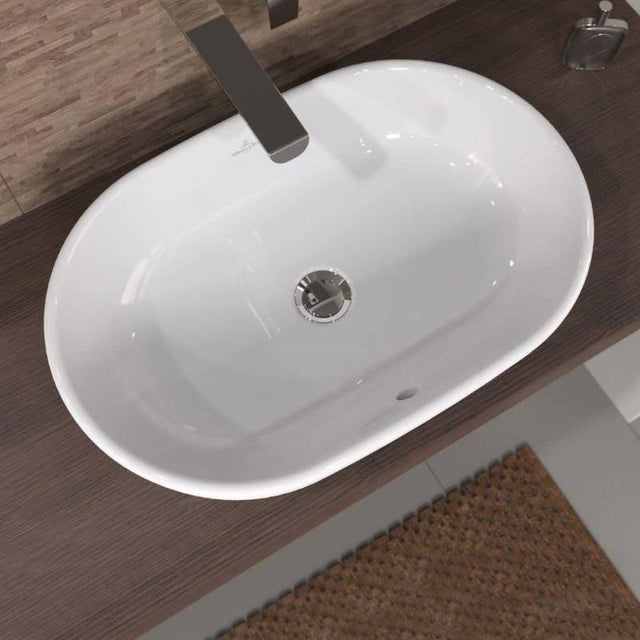 Villeroy & Boch Architectura Aufsatzwaschbecken oval 60 x 40 x 15,5 cm, ohne Überlauf, ungeschliffen