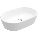 Villeroy & Boch Architectura Aufsatzwaschbecken oval 60 x 40 x 15,5 cm, mit Überlauf, ungeschliffen