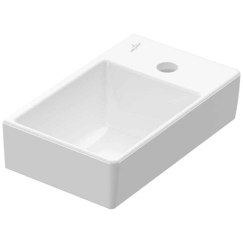 Villeroy & Boch Avento Handwaschbecken 36 x 22 cm, Becken links, ohne Überlauf