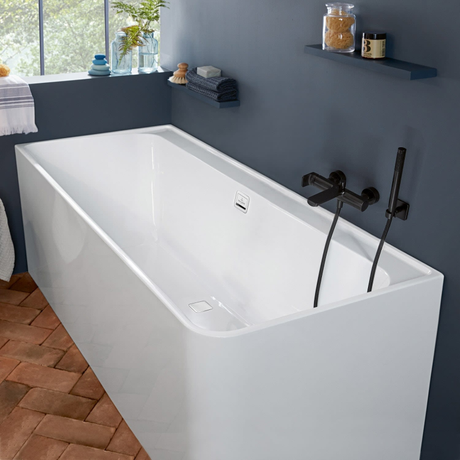 Villeroy & Boch Collaro Vorwand-Badewanne Duo 179 x 79 cm für Eckeinbau links