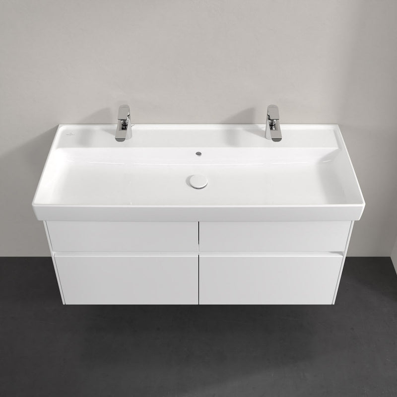 Villeroy & Boch Collaro Waschtischunterschrank 115,4 x 54,6 cm mit 4 Auszügen und LED Licht