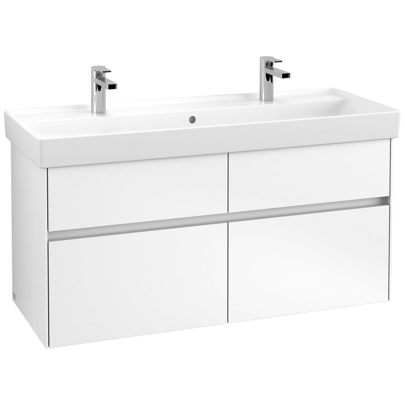 Villeroy & Boch Collaro Waschtischunterschrank 115,4 x 54,6 cm mit 4 Auszügen und LED Licht