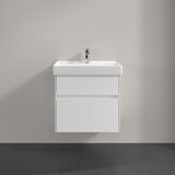 Villeroy & Boch Collaro Waschtischunterschrank 60,4 x 54,6 cm mit 2 Auszügen und LED Licht