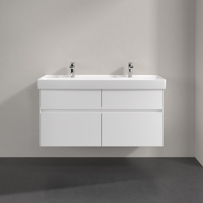 Villeroy & Boch Collaro Waschtischunterschrank 115,4 x 54,6 cm mit 4 Auszügen und LED Licht