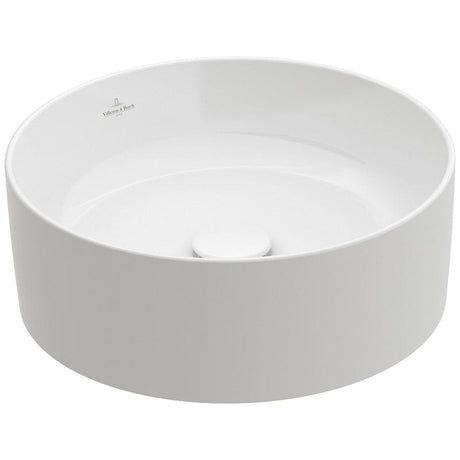 Villeroy & Boch Collaro Aufsatzwaschtisch 40 cm rund ohne Überlauf, ohne Hahnloch