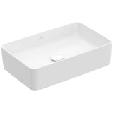 Villeroy & Boch Collaro Aufsatzwaschtisch 56 cm eckig ohne Überlauf, ohne Hahnloch