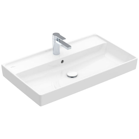 Villeroy & Boch Collaro Schrankwaschtisch 80 cm mit Überlauf, 1 Hahnloch