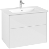 Villeroy & Boch Finero Waschtischunterschrank 80 cm mit Waschtisch, 2 Auszüge