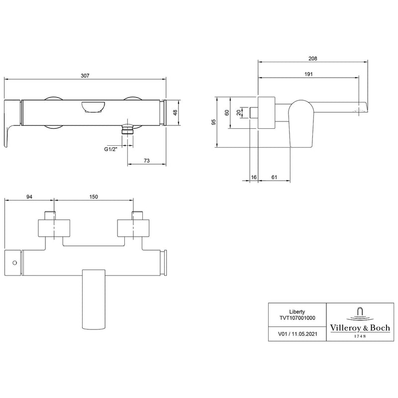 Villeroy & Boch Loop & Friends Oval Duo Vorwand-Badewanne, 180 x 80 cm für Eckeinbau rechts