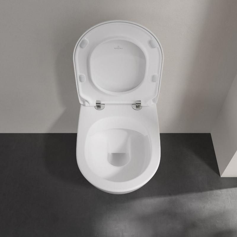 Villeroy & Boch Subway 2.0 Tiefspül-WC spülrandlos, wandhängend, mit DirectFlush