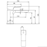 Villeroy & Boch Subway 3.0 Einhebel-Waschtischarmatur