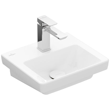 Villeroy & Boch Subway 3.0 Handwaschbecken 37 cm, mit 1 Hahnloch, ohne Überlauf