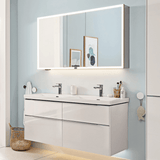 Villeroy & Boch Subway 3.0 Möbelset mit 4 Auszüge, mit Spiegelschrank, 130 cm