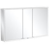 Villeroy & Boch Subway 3.0 Möbelset mit 4 Auszüge, mit Spiegelschrank, 130 cm