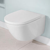 Villeroy & Boch Subway 3.0 Tiefspül-WC spülrandlos, wandhängend, TwistFlush, mit WC-Sitz 8M42S1, Combi-Pack