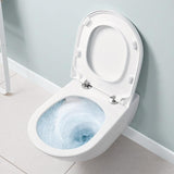 Villeroy & Boch Subway 3.0 Tiefspül-WC spülrandlos, wandhängend, TwistFlush, mit WC-Sitz 8M42S1, Combi-Pack