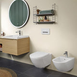 Villeroy & Boch Subway 3.0 Tiefspül-WC spülrandlos, wandhängend, TwistFlush, mit WC-Sitz 8M42S1, Combi-Pack