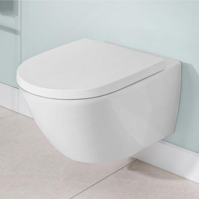 Villeroy & Boch Subway 3.0 Tiefspül-WC spülrandlos, wandhängend, mit TwistFlush