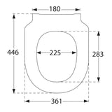 Villeroy & Boch Subway 3.0 WC-Sitz mit SoftClosing, QuickRelease